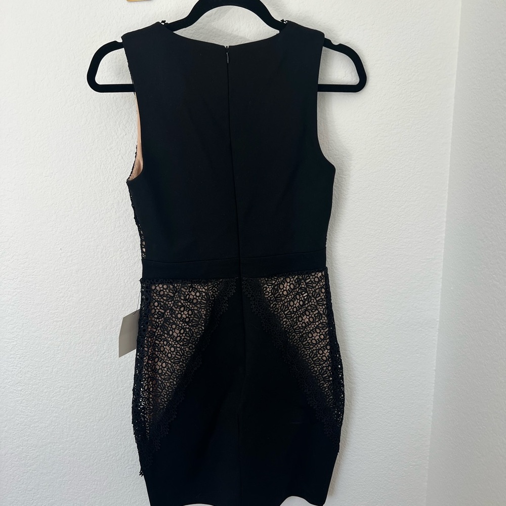 NWT Lulu's After the After Party Black and Nude Lace Bodycon Dress - Picture 10 of 13